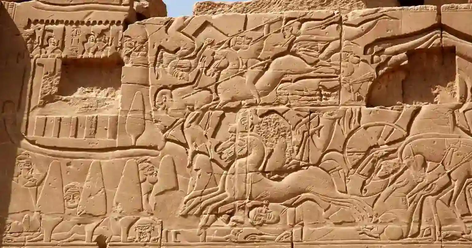 Egypt military war carvings, what they show and where to see them