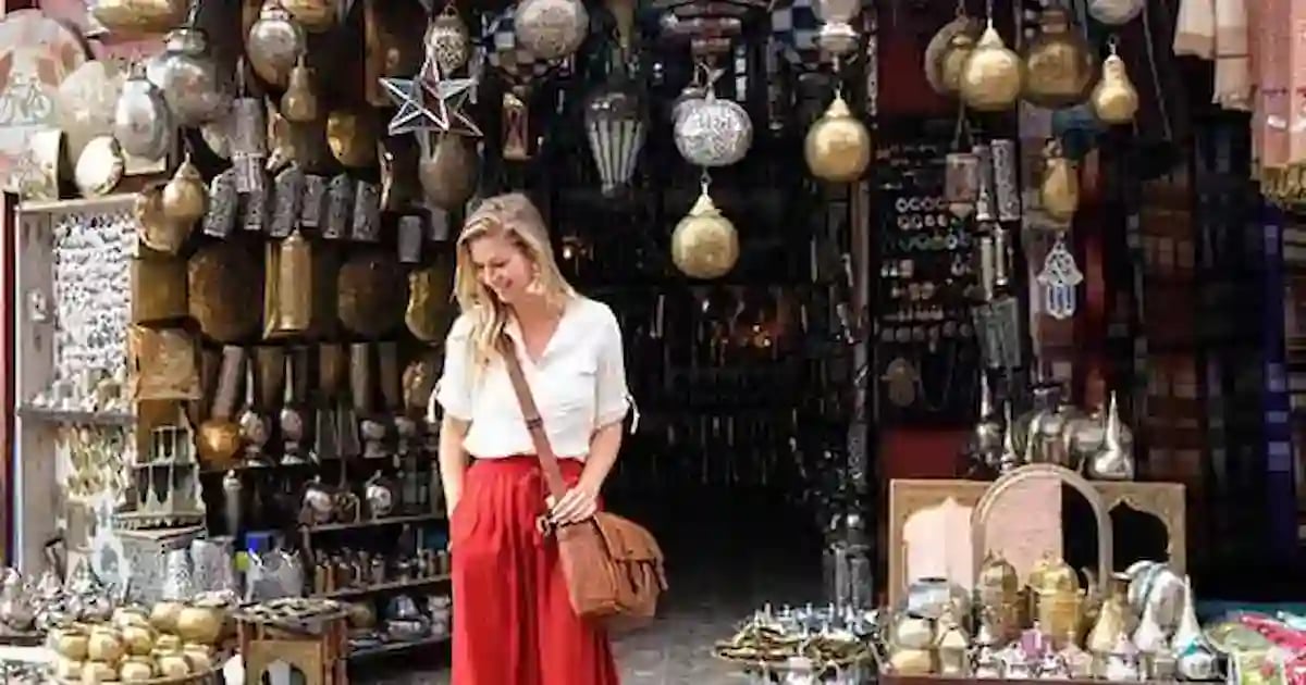 Lantern shop in an Egyptian bazaar