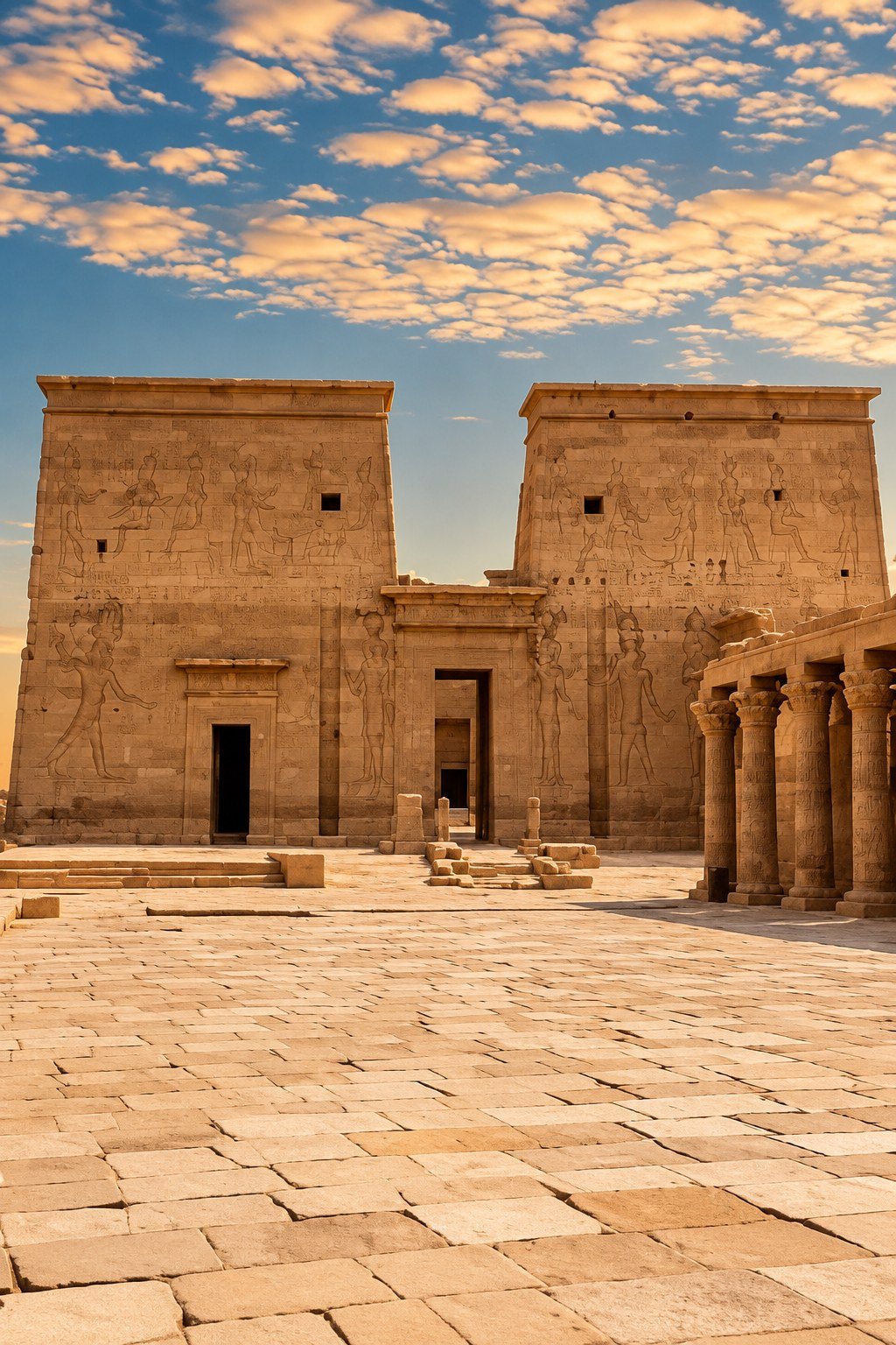 Temple of Philae pylons and colonnade, Aswan, Deluxe 5-Star 4 Nights Nile Cruise