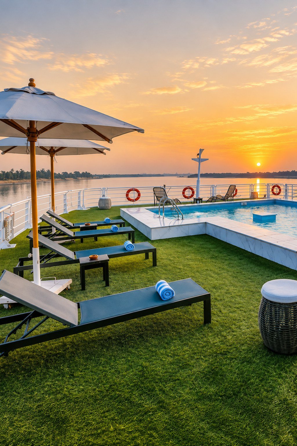 Sanctuary Sun Boat IV, sun deck