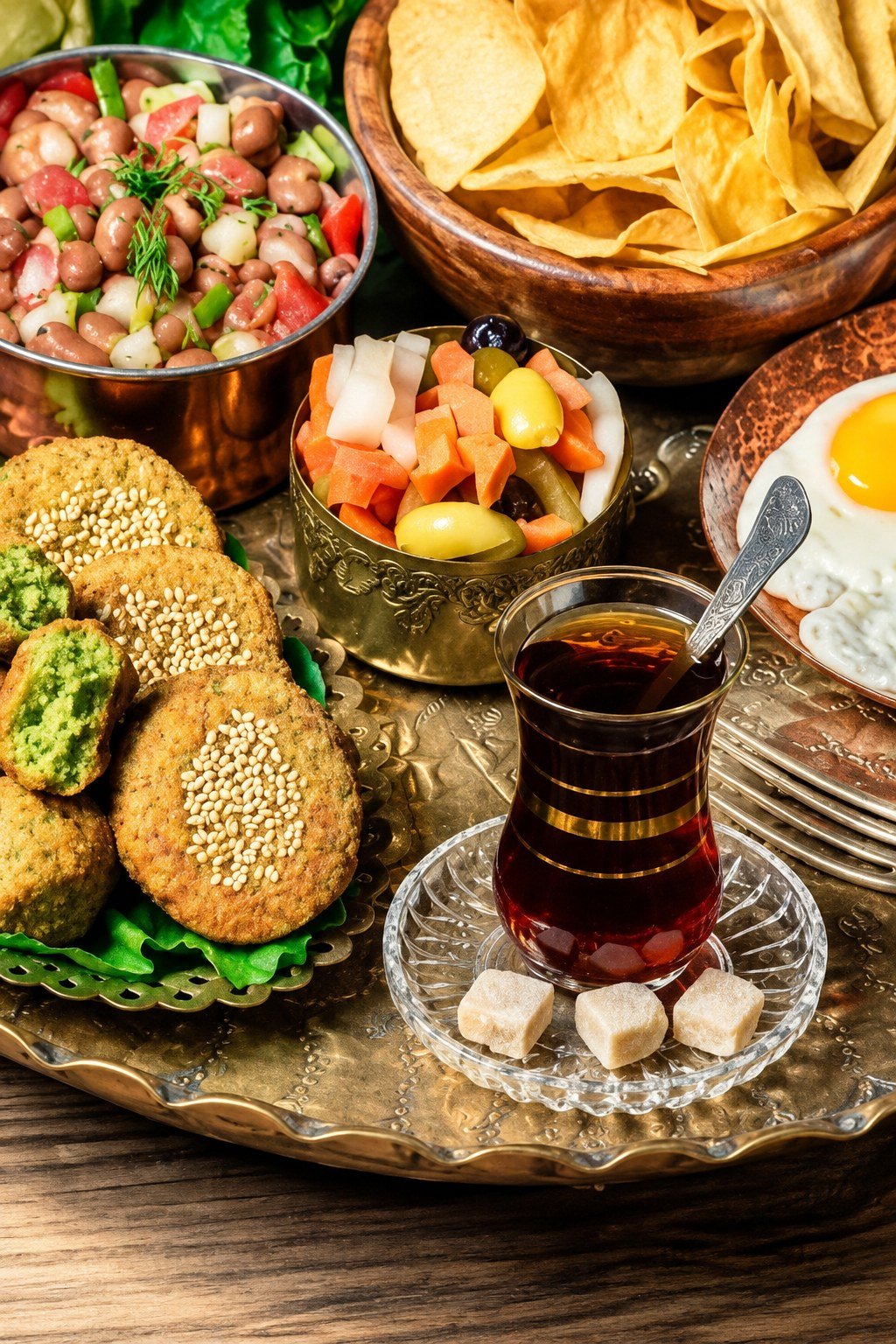 Typical Egyptian Breakfast