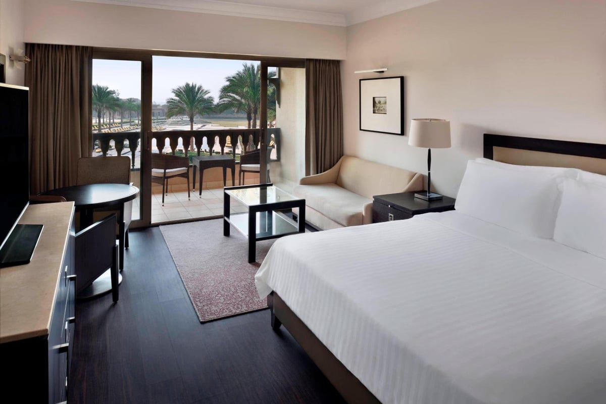Marriott Mena House Cairo, Deluxe Garden View Room Guest Room 1 King Garden View Balcon