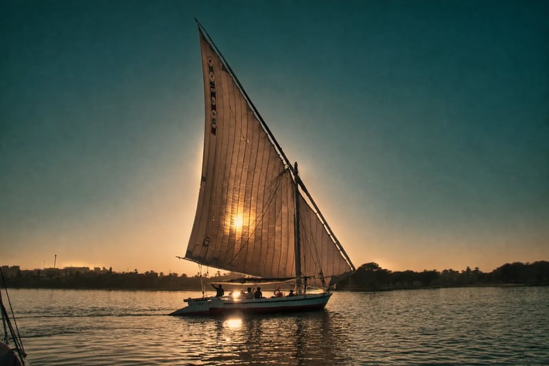 Private Dahabiya Charter Solar Eclipse 2027 – traditional dahabiya Nile cruise vessel